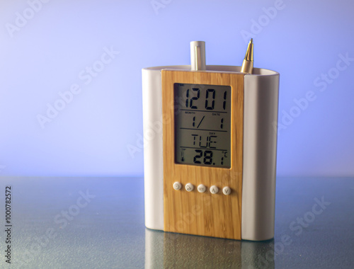 Digital Clock Isolated