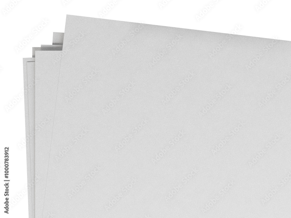 White sheet paper png Realistic empty paper note template 3d high-resolution illustration White sheet paper png Realistic empty paper note template 3d high-resolution illustration