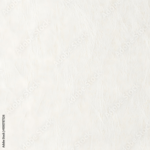 Smooth white parchment or paper texture showing close up of fibers and material. Empty blank background. Seamless tiled texture.