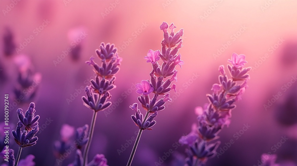 Lavender blossoms in soft light Lavender blossoms in soft light