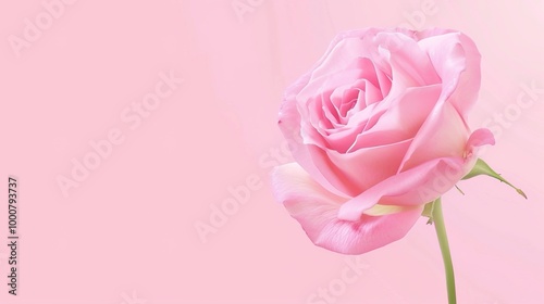 Beautiful composition spring flowers. Bouquet of pink tulips flowers on pastel pink background. Valentine's Day, Easter, Birthday, Happy Women's Day, Mother's Day. Flat lay, top view, copy space