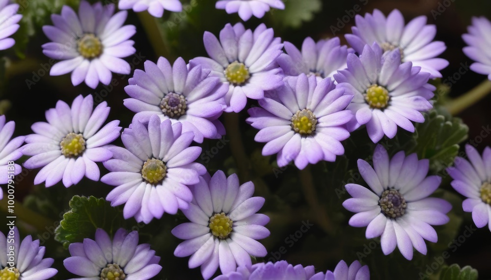 Vibrant purple flowers in bloom Vibrant purple flowers in bloom
