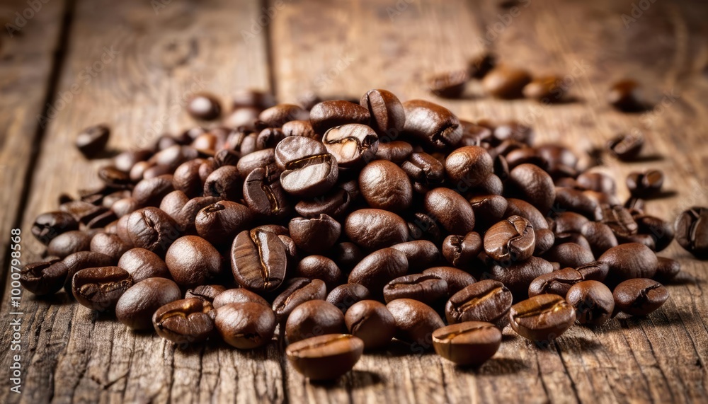 Coffee beans freshly roasted and ready to brew Coffee beans freshly roasted and ready to brew