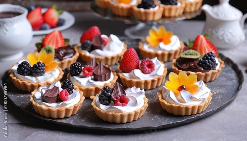  Delicious assortment of fruit tarts perfect for a summer gathering