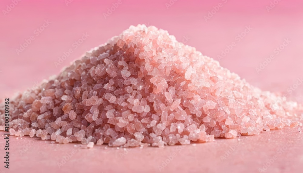 Pink Himalayan salt crystals perfect for culinary or decorative use Pink Himalayan salt crystals perfect for culinary or decorative use