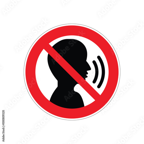 vector illustration of a prohibition or prohibited sign symbol with a red circle