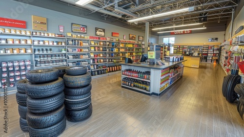 Auto Parts Store Interior photo