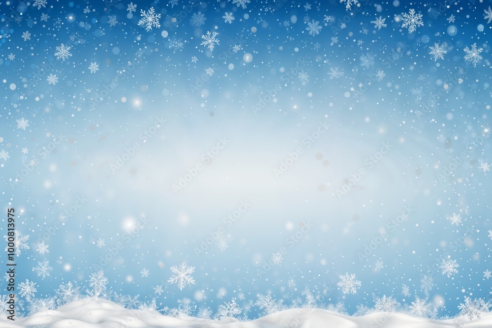 A snowy field with soft snowflakes falling, creating a calm and serene winter atmosphere. Ideal for holiday, seasonal, and nature content. A snowy field with soft snowflakes falling, creating a calm and serene winter atmosphere. Ideal for holiday, seasonal, and nature content.