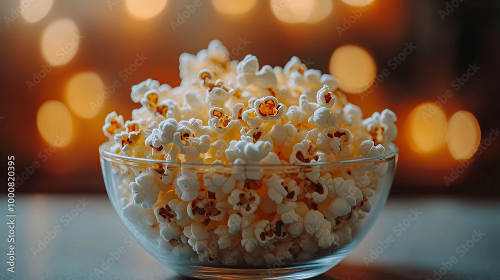 popcorn on the table popcorn on the table