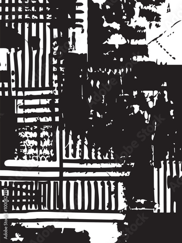 Abstract background. Monochrome texture. Image includes a effect the black and white tones