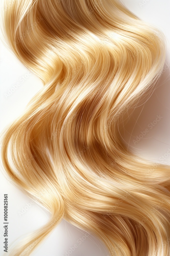Fototapeta premium Sample of a woman's hair color and texture