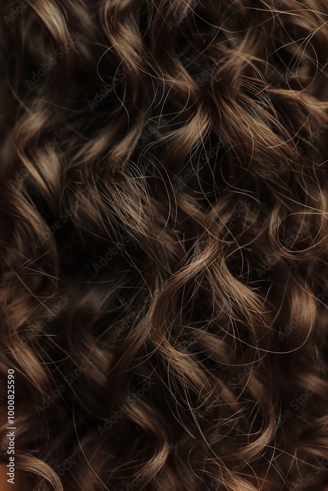 Sample of a woman's hair color and texture Sample of a woman's hair color and texture