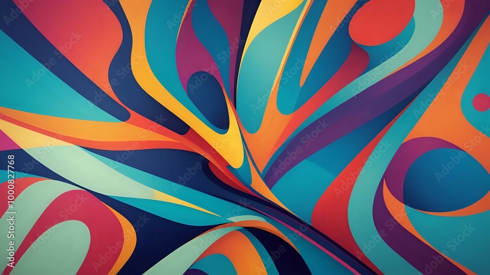 tree with colorful leaves,abstract background with lines,planets in space tree with colorful leaves,abstract background with lines,planets in space