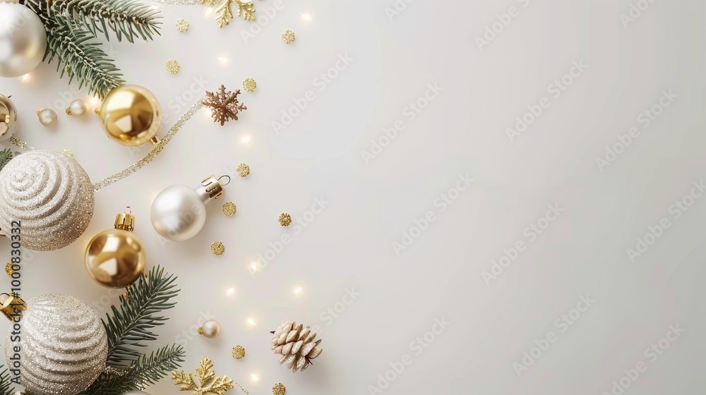 Minimalist Snowflake Christmas Card Background with White Copy Space Minimalist Snowflake Christmas Card Background with White Copy Space
