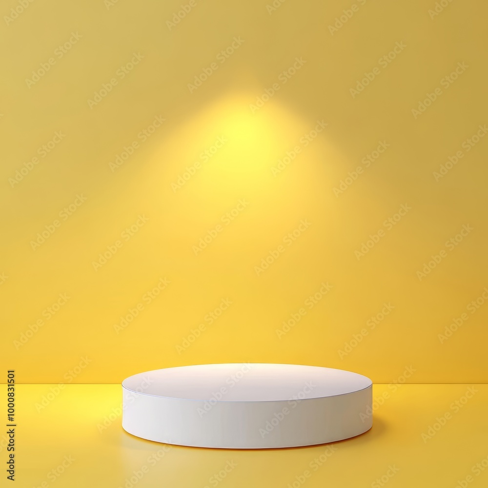 Abstract scene podium mockup. Award ceremony concept. 3d render Abstract scene podium mockup. Award ceremony concept. 3d render
