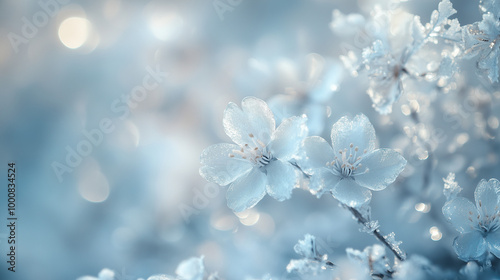 Frosted Winter Blossoms