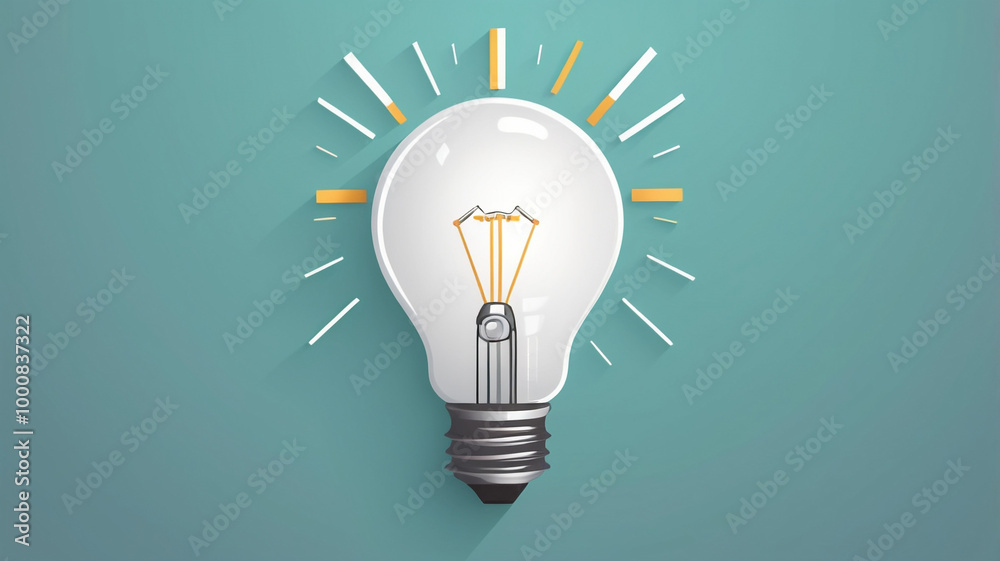 Creative Light Bulb Concept for Ideas and Inspiration
