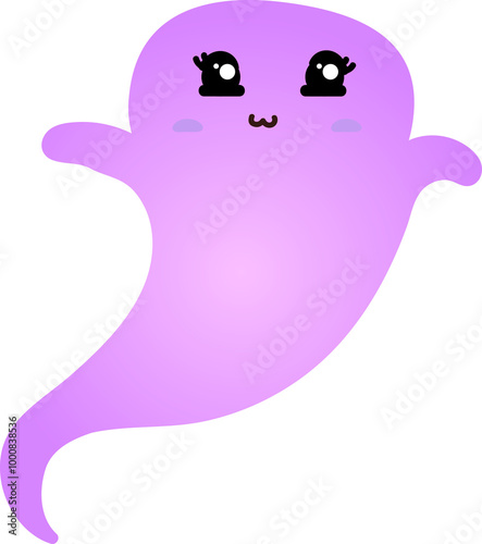 cute ghost cartoon , halloween