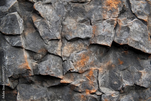 Rock stone texture effect with rustic finish natural - generative ai