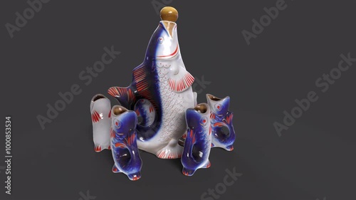 Fish Statuette