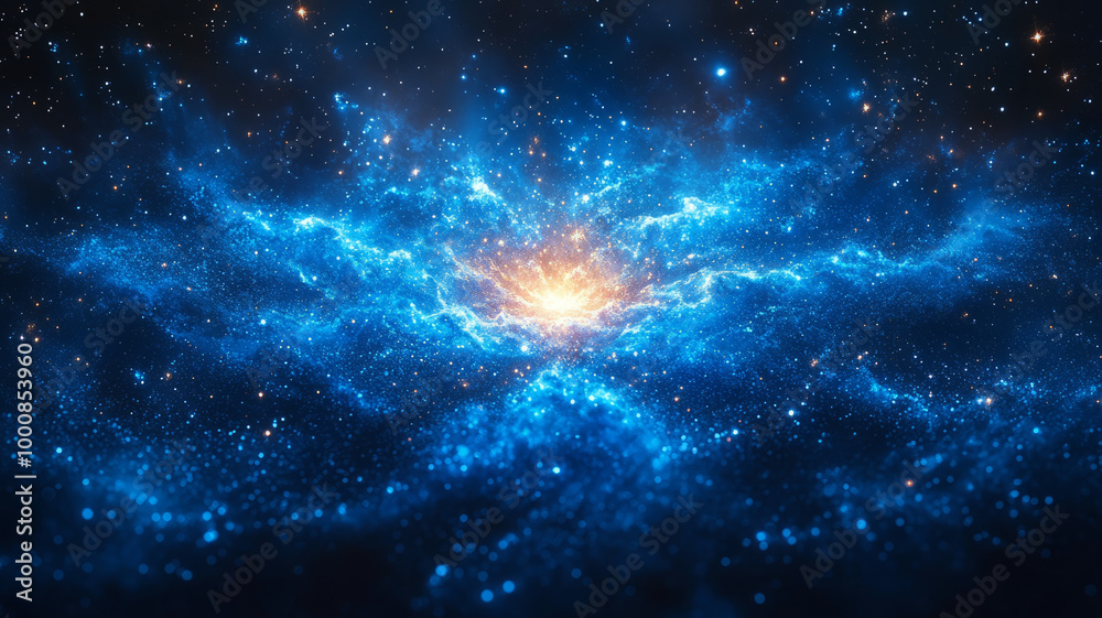 Blue Background with Awesome Star Pattern Blue Background with Awesome Star Pattern