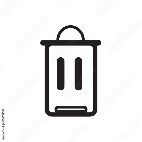 trash bin icon