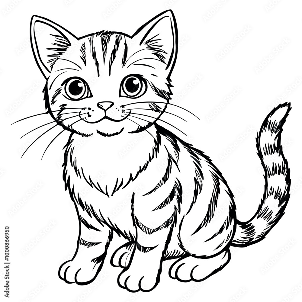 Obraz premium Cat design vector illustration and artwork 