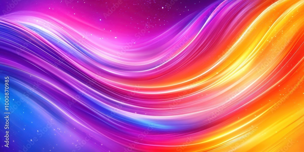 Colorful Abstract Wavy Patterns in Vibrant Hues Colorful Abstract Wavy Patterns in Vibrant Hues