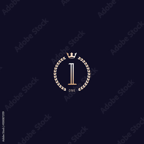 royal one luxury emblem precious logo