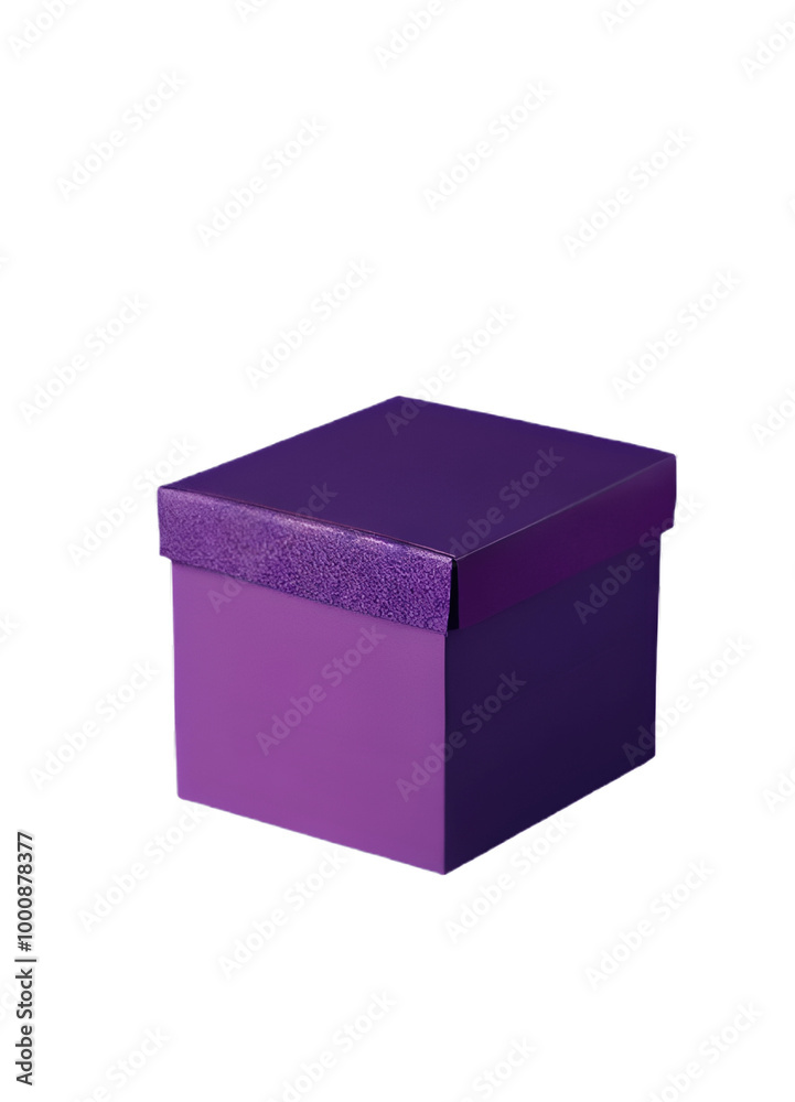 purple box isolated on transparent background purple box isolated on transparent background