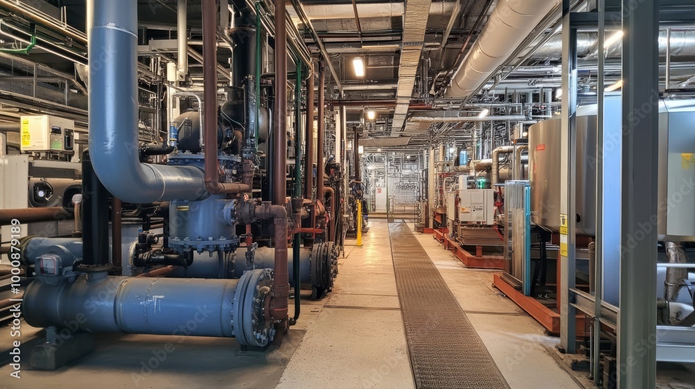 Energy plant piping Energy plant piping