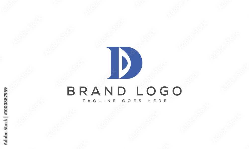 letter DD logo design vector template design for brand. letter DD logo design vector template design for brand.