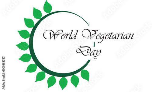 world vegetarian day with simple clothing design for greeting banner part 2