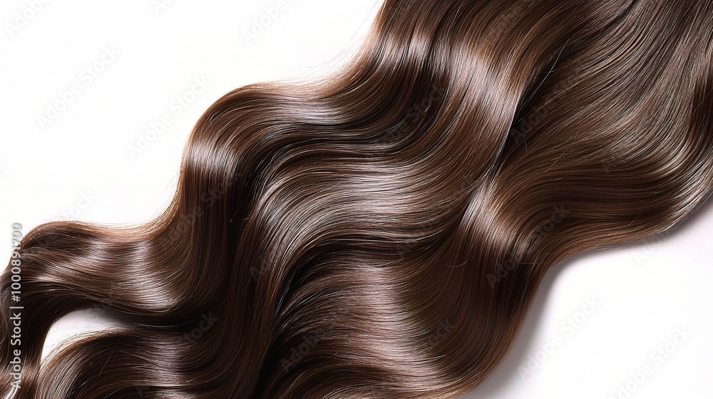 Smooth Brown Hair with Natural Waves Smooth Brown Hair with Natural Waves
