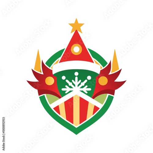 Christmas Icons Celebrate the Season with Festive Vector Designs and Logos