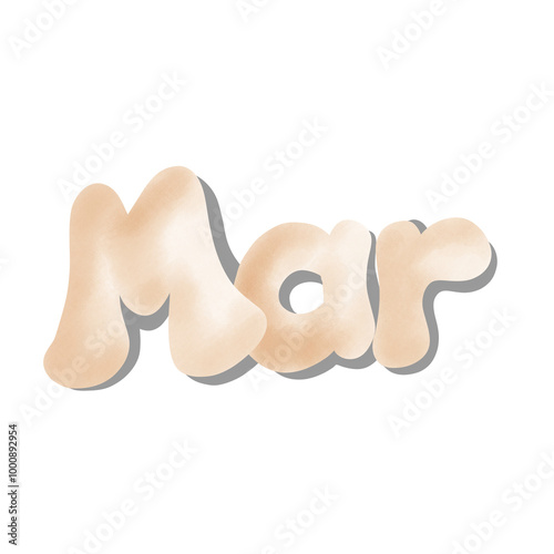 12 name of month, March
