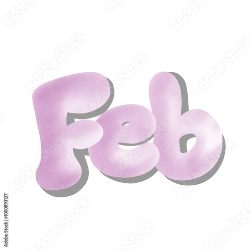 12 name of month, Febuary