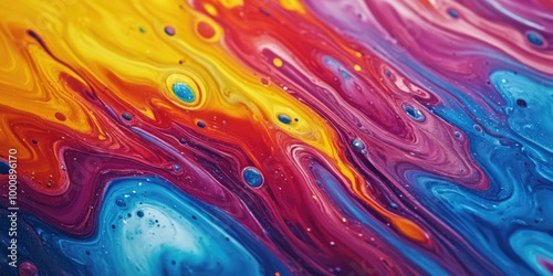 Colorful Liquid Painting