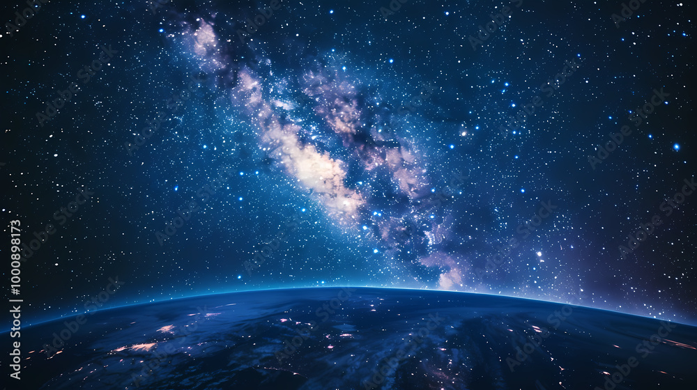 © Longo - blue planet in space © Longo - blue planet in space