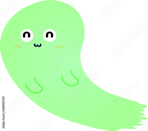 cute ghost cartoon , halloween