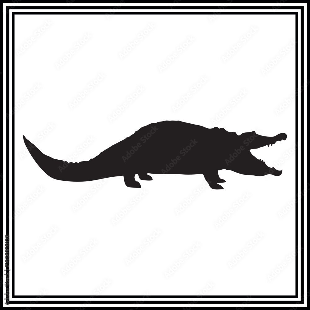 Vector graphics of an crocodile
Vector graphics of an crocodile