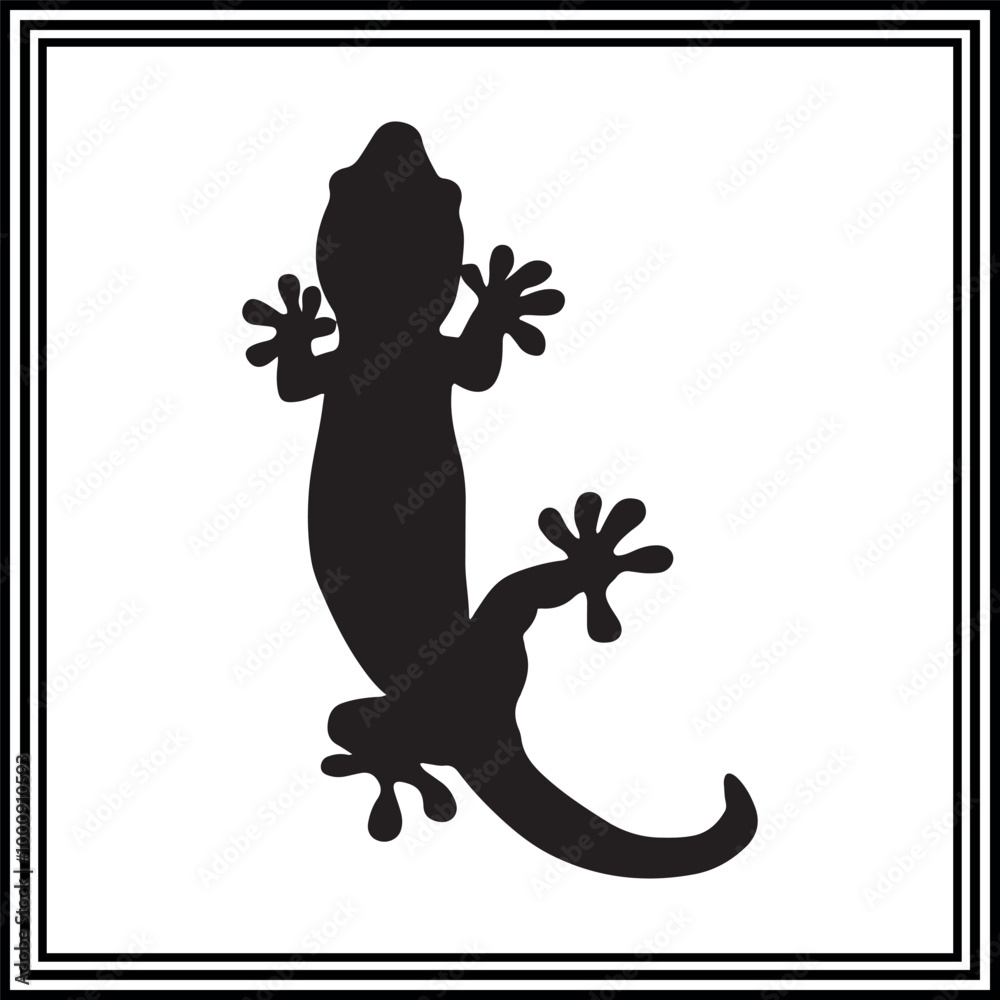 Obraz premium Vector graphics of a silhouette