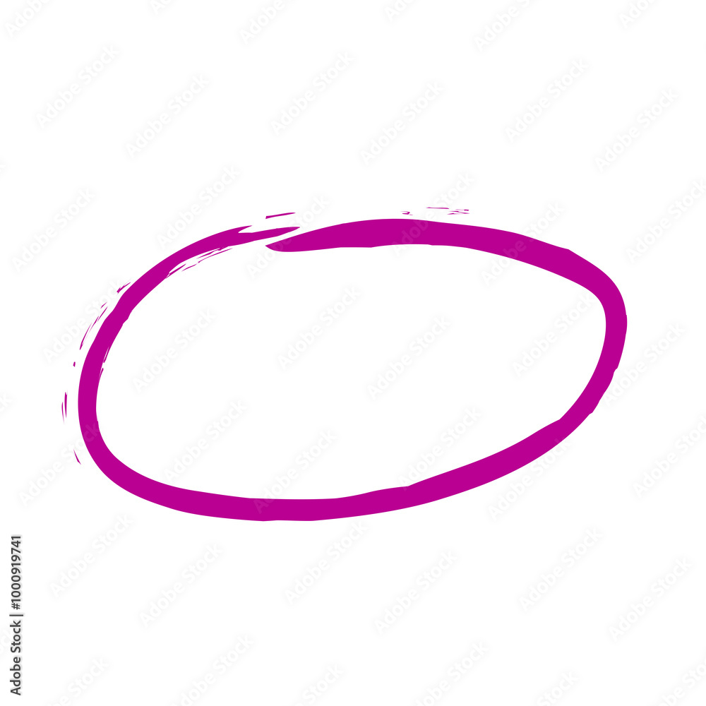 Set of hand drawn purple circles. Vector elements for highlight markers on ads, promotions, notes. Set of hand drawn purple circles. Vector elements for highlight markers on ads, promotions, notes.