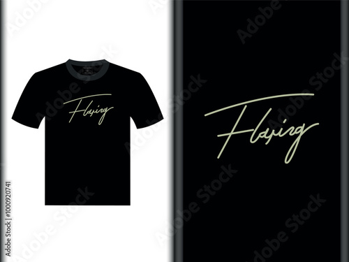 Flying Vector T Shirt Design