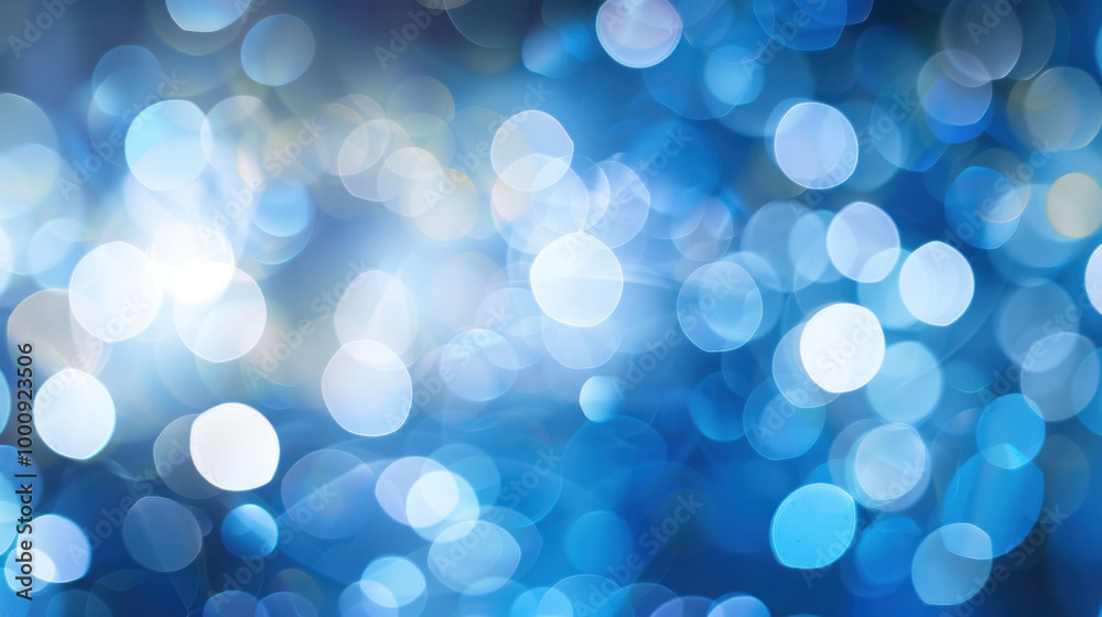 Bright blue bokeh lights create dreamy and vibrant atmosphere, perfect for backgrounds or festive themes. soft focus adds touch of elegance and charm Bright blue bokeh lights create dreamy and vibrant atmosphere, perfect for backgrounds or festive themes. soft focus adds touch of elegance and charm