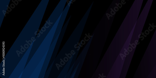 Abstract Minimal Geometric background colourful triangular bright light with soft shadows as pattern. Modern and seamless stripe geometric transparent  bluck background. space futuristic design