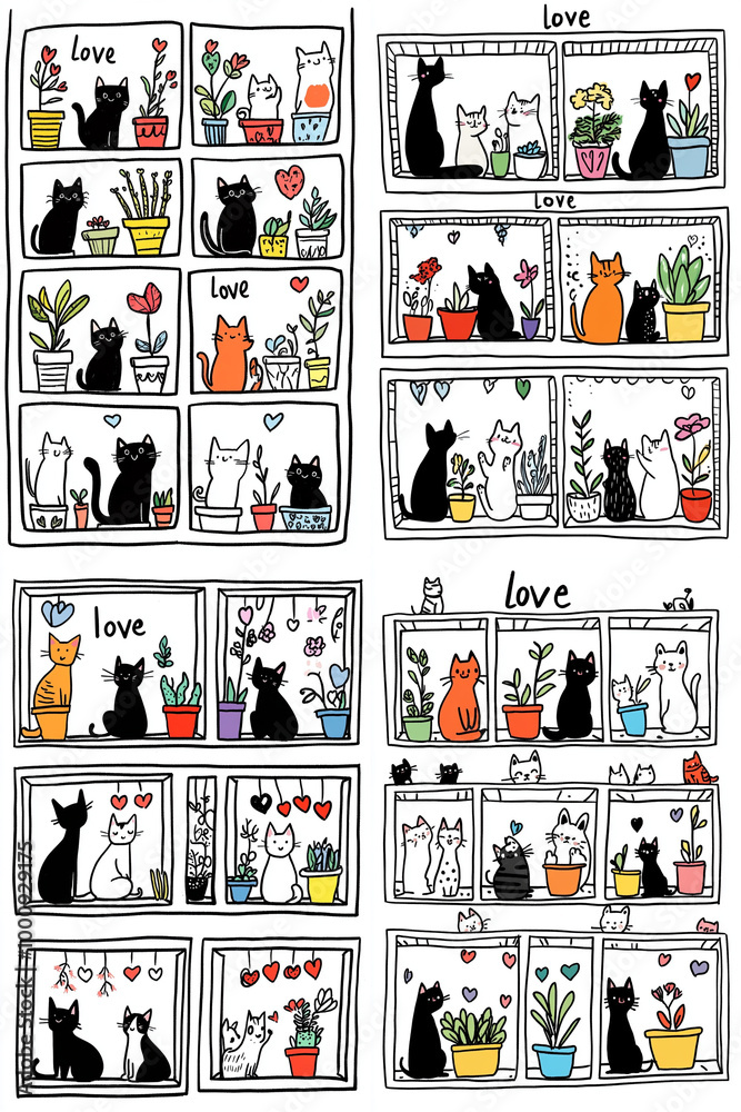 Obraz premium playing cards icons set