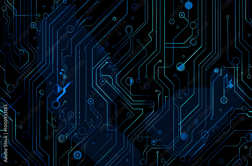 Obraz premium electronic circuit board