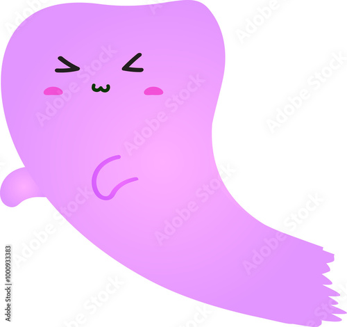 cute ghost cartoon , halloween