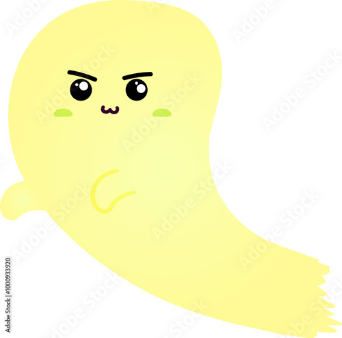 cute ghost cartoon , halloween